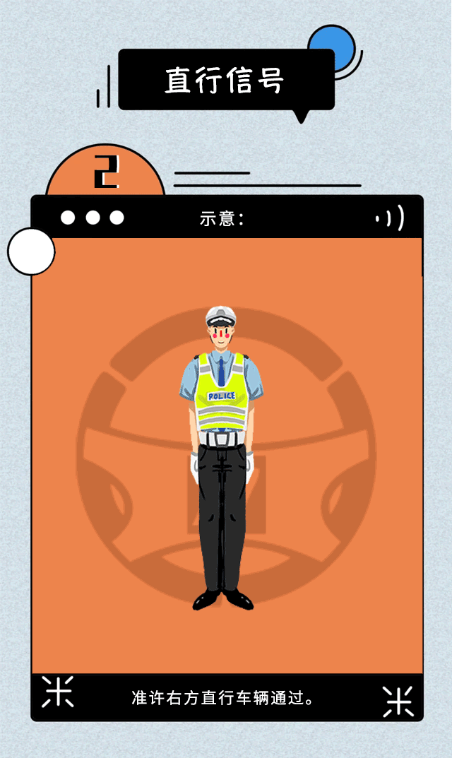 【濟(jì)寧大運(yùn)河駕校】令人頭暈蒙圈的交通手勢(shì)，一個(gè)手勢(shì)舞就能搞定(圖7)