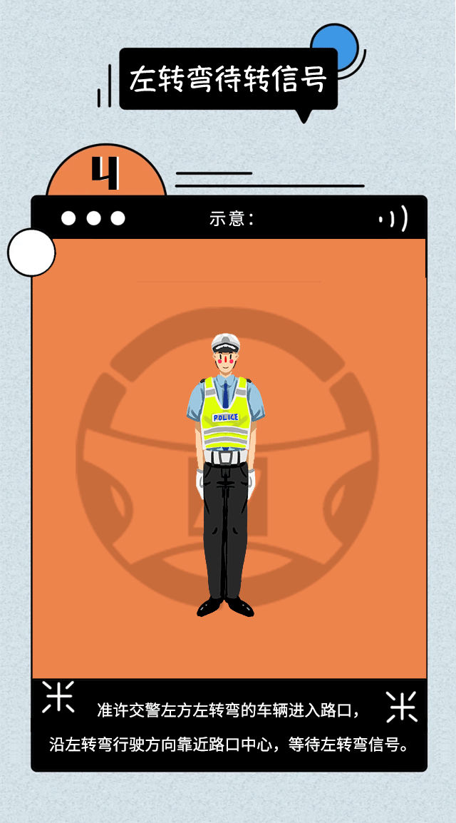 【濟(jì)寧大運(yùn)河駕校】令人頭暈蒙圈的交通手勢(shì)，一個(gè)手勢(shì)舞就能搞定(圖9)