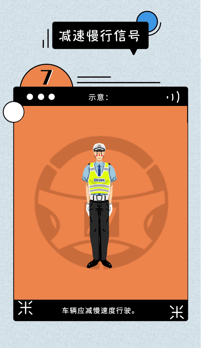 【濟(jì)寧大運(yùn)河駕校】令人頭暈蒙圈的交通手勢(shì)，一個(gè)手勢(shì)舞就能搞定(圖12)