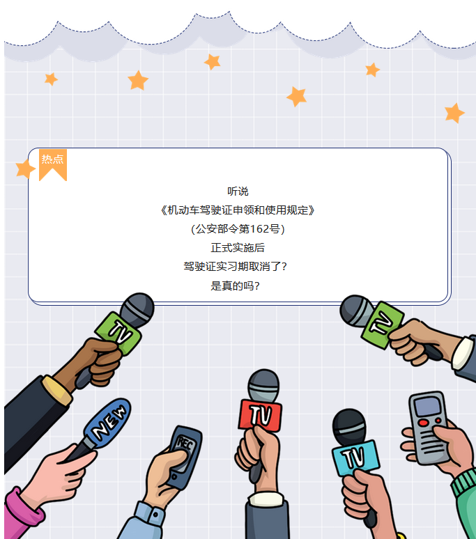 【濟(jì)寧大運(yùn)河駕校】新規(guī)實(shí)施后駕駛證實(shí)習(xí)期到底還有沒有？ (圖1)