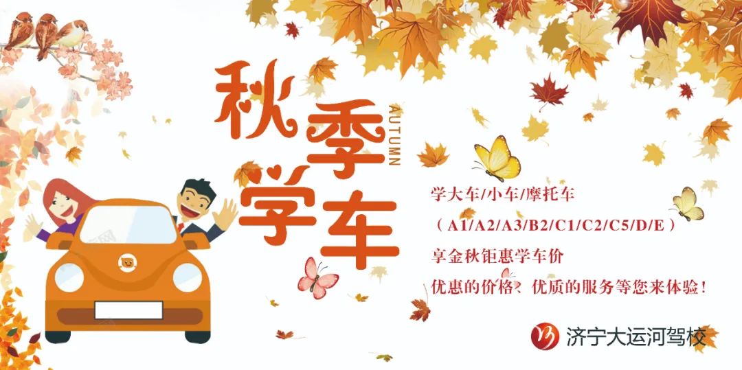 【濟(jì)寧大運(yùn)河駕?！烤旁?，你好丨秋高氣爽學(xué)車正當(dāng)時(圖3)